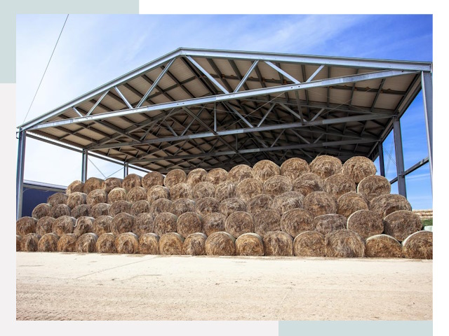 Строительство сенохранилищ в Озёрск от 609 руб.