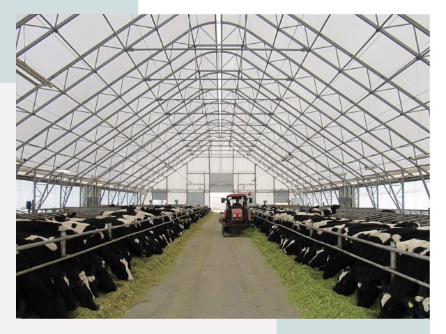 Тентовые коровники в Озёрске от 609 руб. - Надежно и доступно