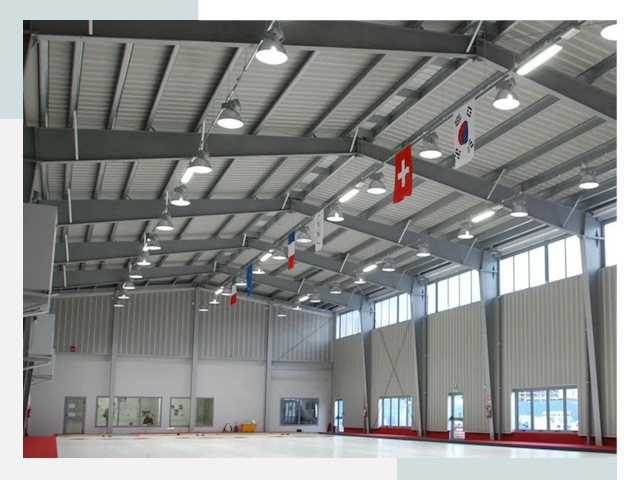 Строительство спортзалов в Озёрск от 609 руб. за м²