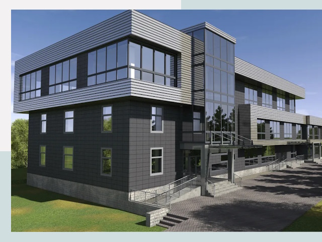 Административные здания в Озёрске