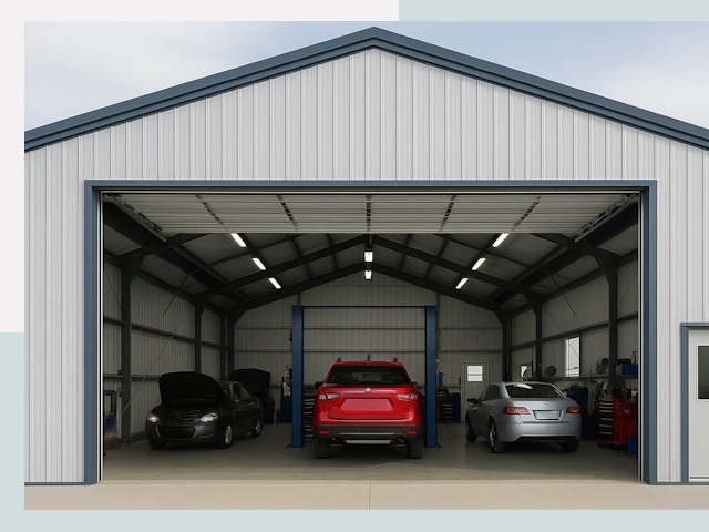 Ангары из сэндвич панелей от 609 руб. в Озёрск