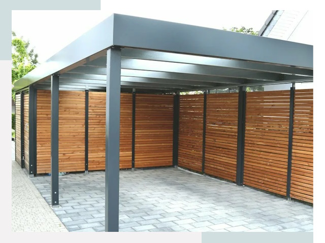 Навесы для парковки в Озёрске