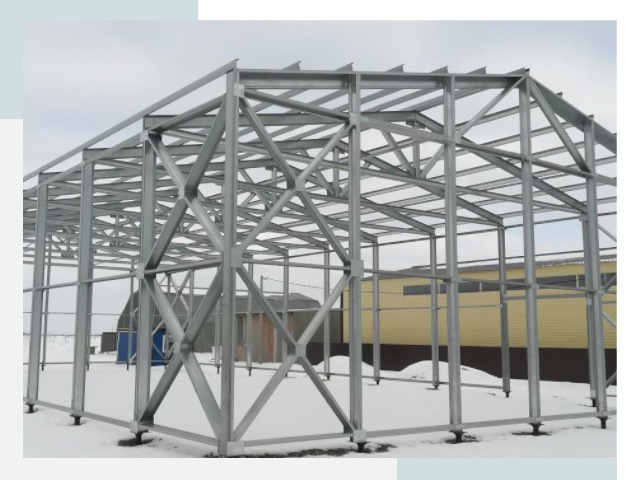 Каркасные ангары в Озёрске
