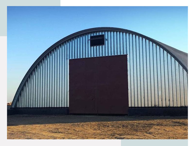 Арочные ангары в Озёрске