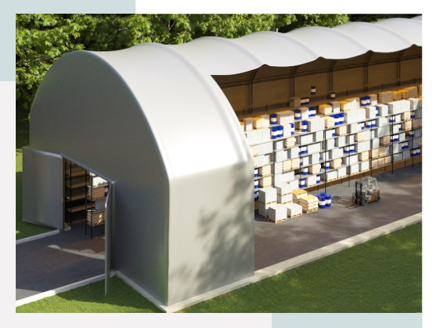 Тентовые ангары в Озёрске