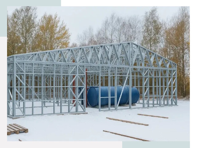 Металлические ангары в Озёрске