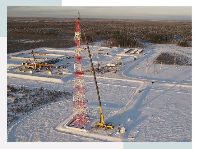 Мачты связи в Озёрске