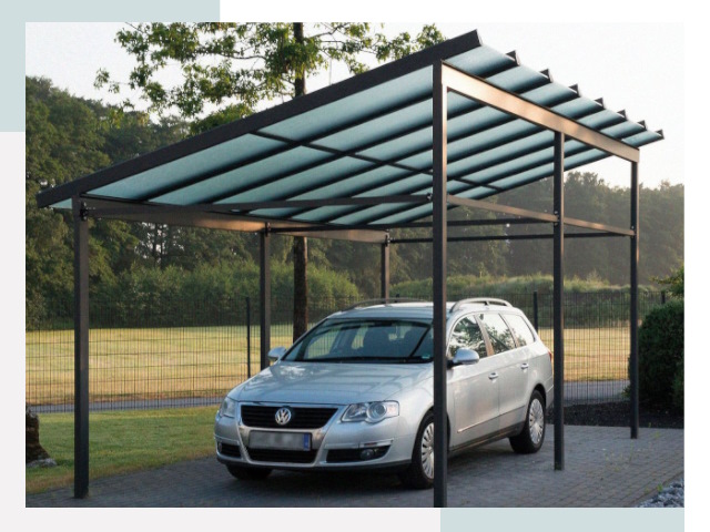 Навесы для автомобилей в Озёрске