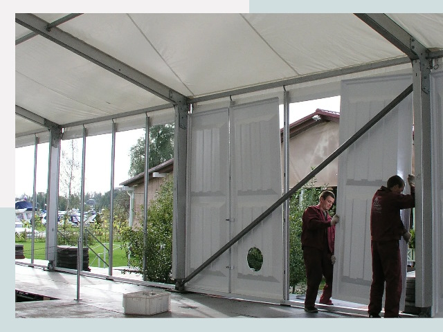 Быстро сборные шатры в Озёрск от 609 руб. за м²