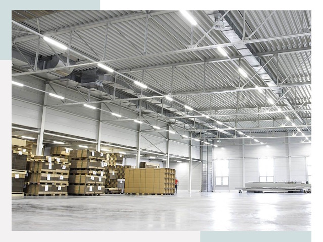 Освещение ангаров в Озёрске